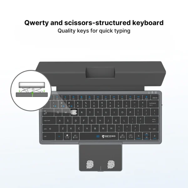 Wireless Portable Keyboard for Tablets and Smartphones - Image 6