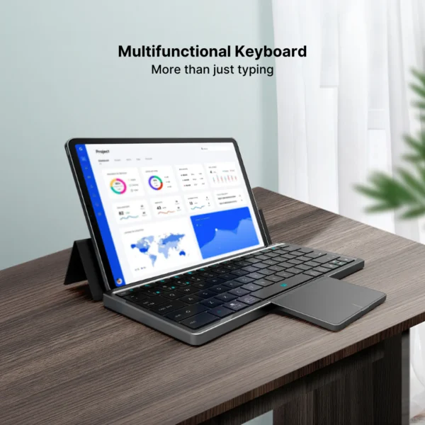 Wireless Portable Keyboard for Tablets and Smartphones - Image 7